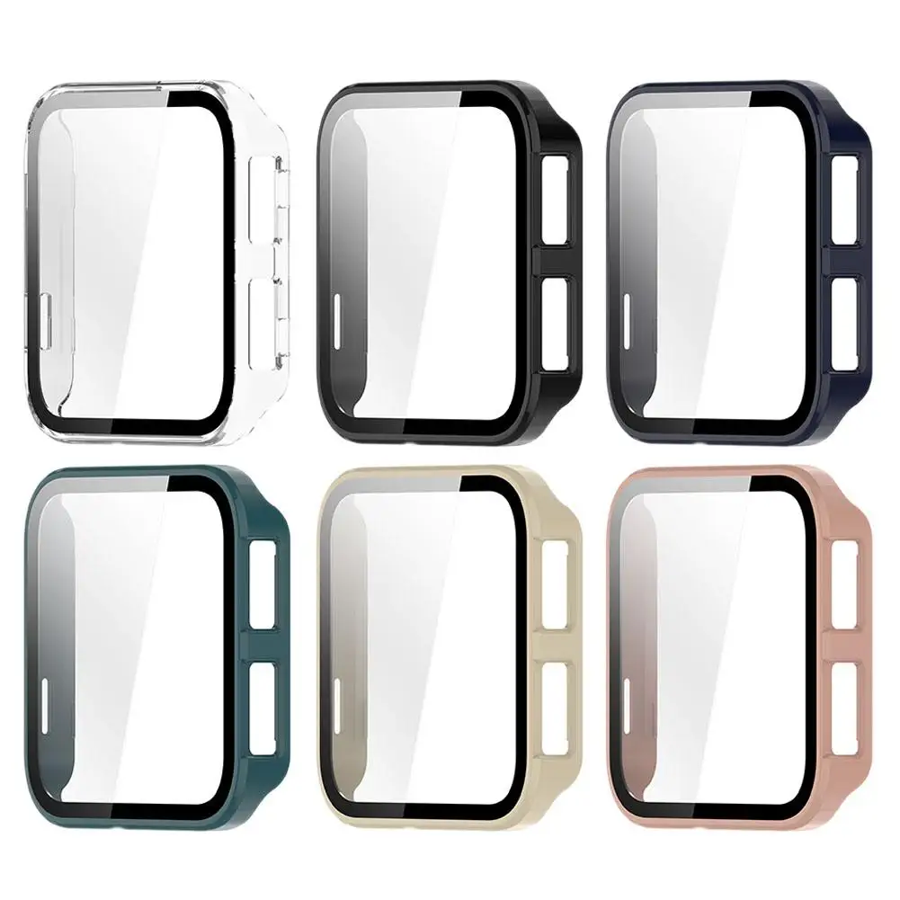 Funda protectora de PC + vidrio para Garmin Venu X1, Protector de pantalla completa, cubierta de marco P6R5 - imagen 3