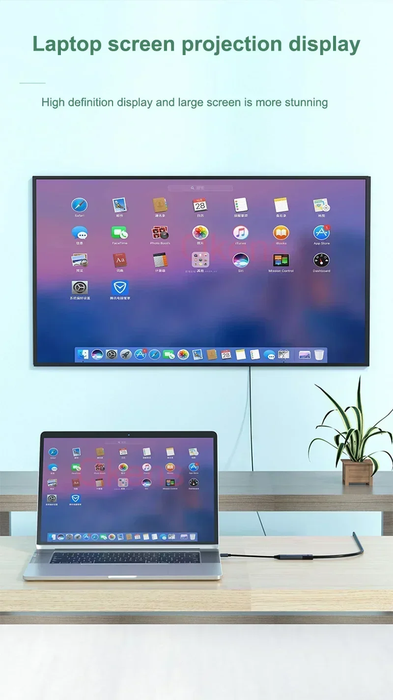 1080P 60hz Full HD USB 3,0 a HDMI convertidor de Audio y vídeo copia y adaptador de pantalla extendida para PC portátil a proyector de Monitor de TV - imagen 4