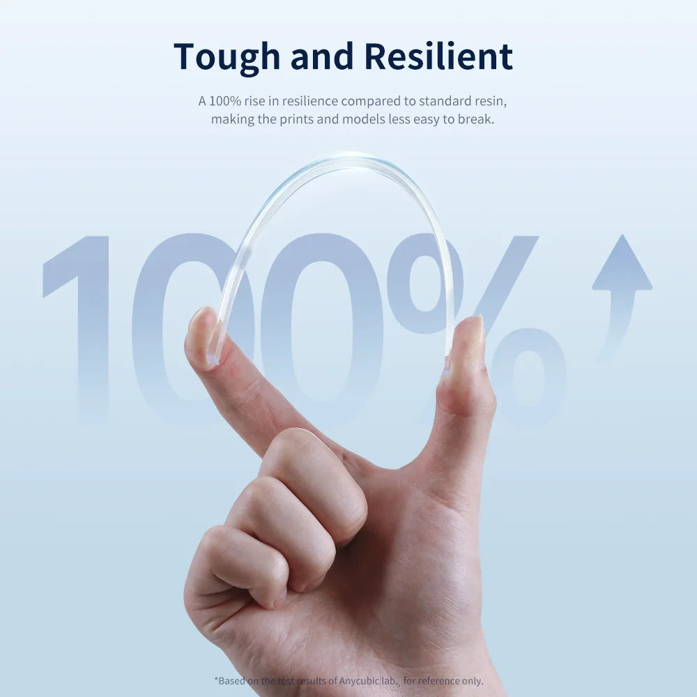 Compre 2 y llévese 1 gratis ANYCUBIC-resina UV de alta transparencia, fotopolímero de 405nm, claridad duradera para fotones MONO X, materiales transparentes de impresión 3d - imagen 3