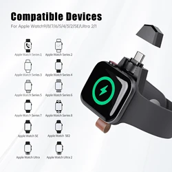 Cargador Inalámbrico Magnético Apple Watch Portátil