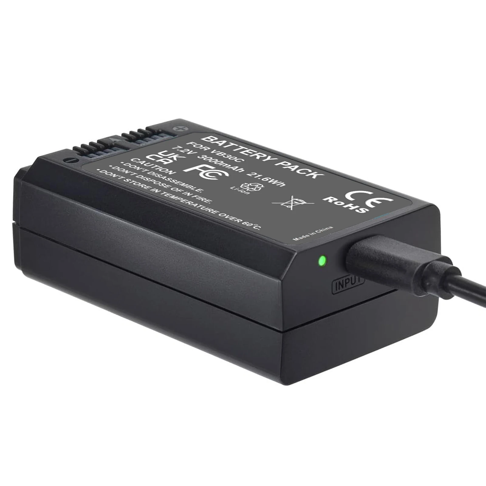 Batería de litio VB30 de repuesto de 3000mAh para batería GODOX V1 Pro serie Godox V1 PRO V1 Flash de cabeza redonda - imagen 2