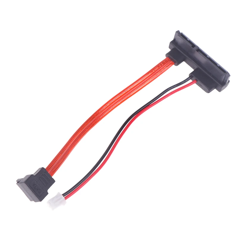 1 Uds. Cable adaptador de corriente para disco duro SATA a IDE ángulo de 90 grados 22P 7 + 15 pines 13cm Cable de datos para disco duro SATA - imagen 4