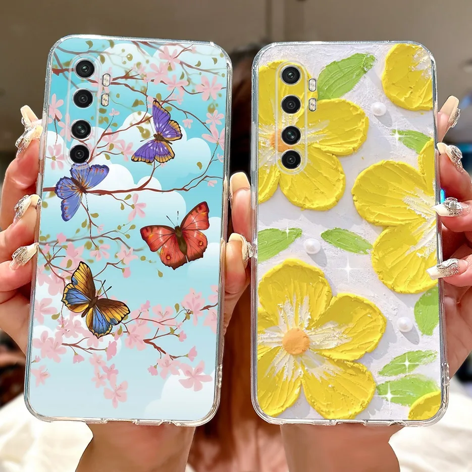 Para Xiaomi Mi Note 10 Lite funda nueva moda pintada funda de teléfono delgada suave de 6,47 pulgadas para Xiaomi Mi Note10 Lite funda trasera Coque - imagen 5