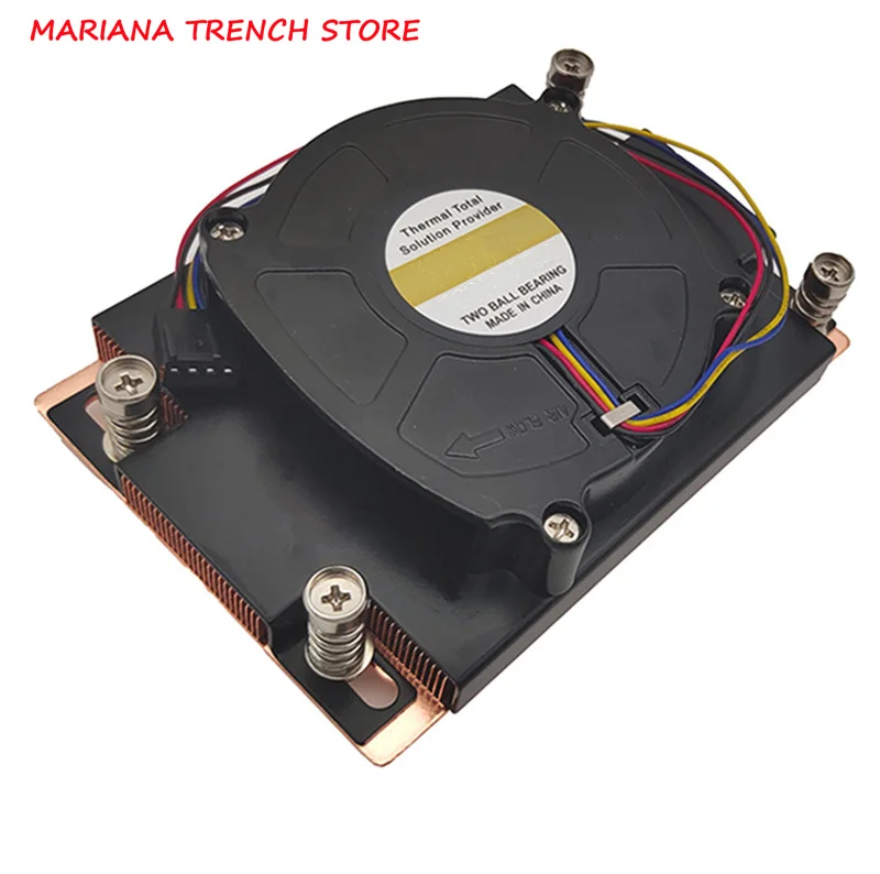 1U-P14 1U Socket SP3 Servidor CPU Cooler Rectángulo Tamaño del producto 120X82X28mm 12V 4pin PWM Dos rodamientos de bolas Consumo de energía 205W