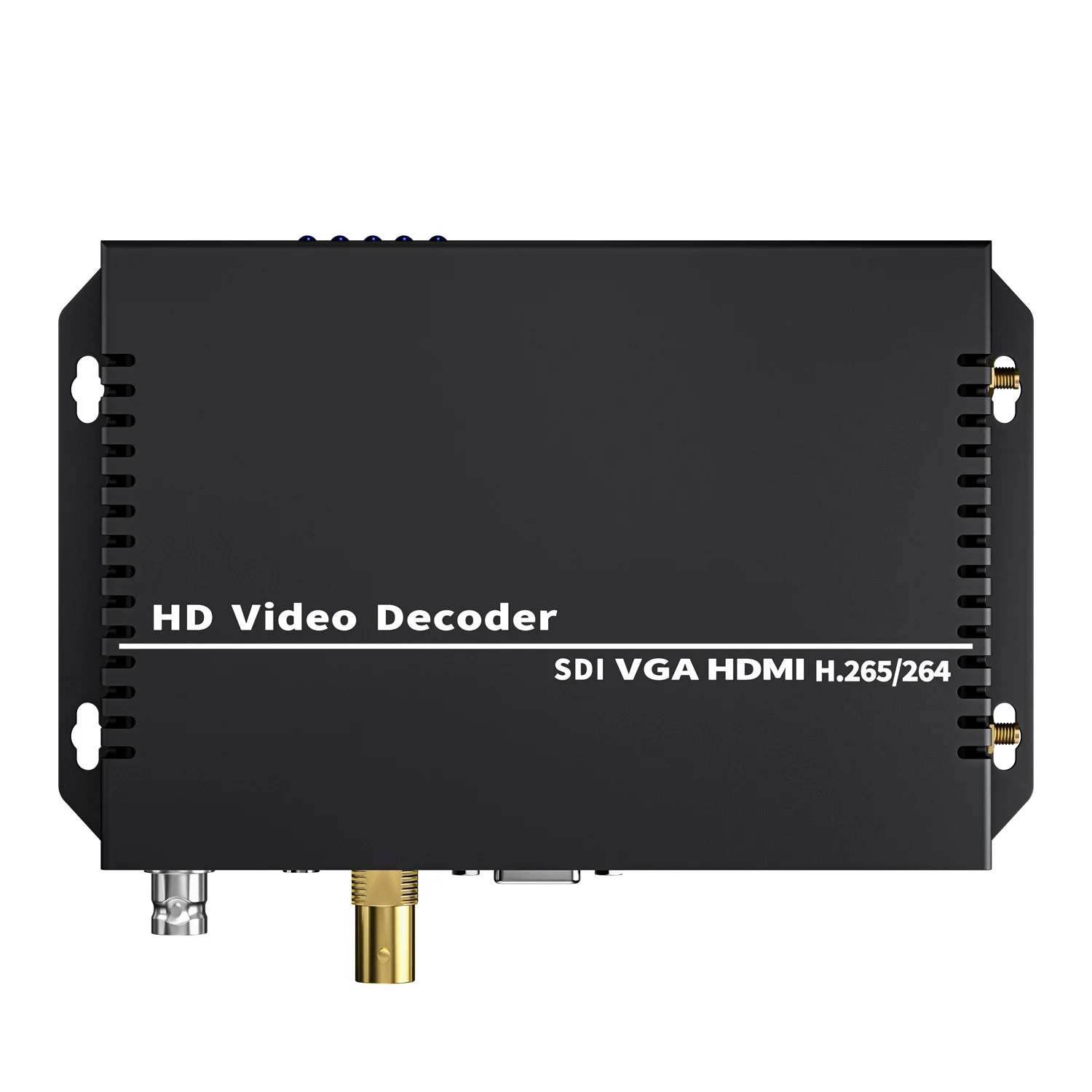 UNISHEEN 4K UHD H.265 H.264 VGA baja latencia Repleace Topbox PC transmisor RTSP RTMP SRT UDP a HDMI Video Box decodificador SDI - imagen 3