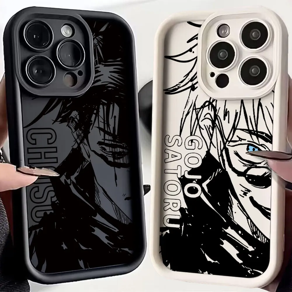 Funda de teléfono Anime Jujutsu Kaisen para Google Pixel 9 8 7 8A 7A Pro XL funda trasera de silicona suave TPU