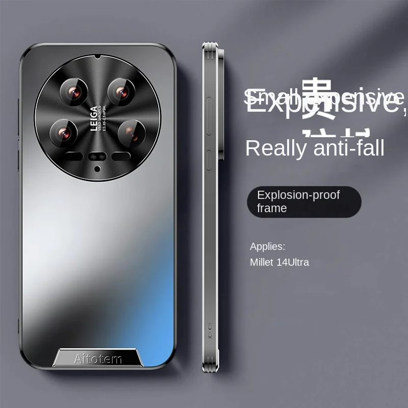 Funda trasera protectora de lente a prueba de golpes para Xiaomi Mi 14 13 Ultra Hard PC mate, carcasa de teléfono para Xiaomi Mi 13 14 Pro 14Ultra - imagen 2