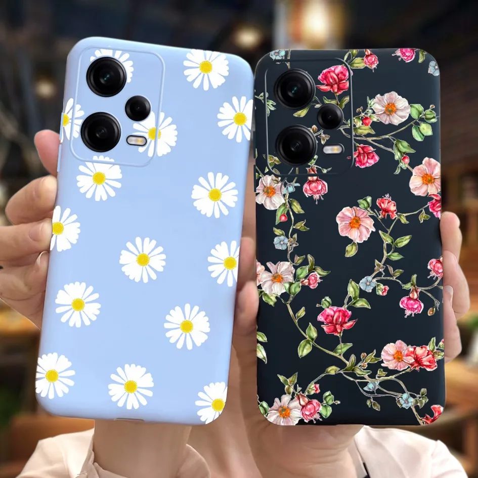 Funda para Xiaomi Redmi Note 12 Pro Plus 2022, carcasa fina con margaritas de girasol para Xiaomi Redmi Note 12 Pro 5G Coque - imagen 4