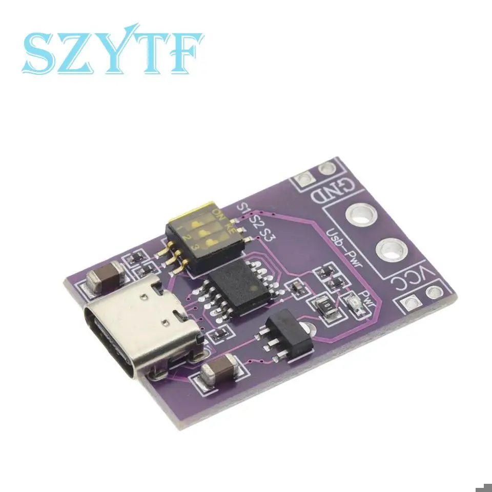 Cargador tipo C QC AFC PD2.0 PD3.0 a DC Spoof Scam, disparador de carga rápida, Detector de sondeo, USB-PD, módulo de placa de cambio de fuente de alimentación para portátil - imagen 5