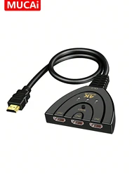 Conmutador HDMI 1080p – Selector KVM para Xbox, PS4 y HDTV