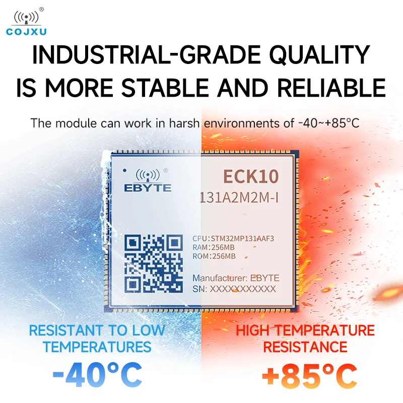 Sistema STM32MP13 a bordo ARM cortex A7 Linux COJXU ECK10 serie 256MB/512MB DDR3 FLASH placa central de grado Industrial - imagen 2