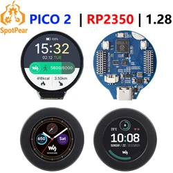 Raspberry Pi Pico 2: placa de desarrollo con pantalla LCD redonda