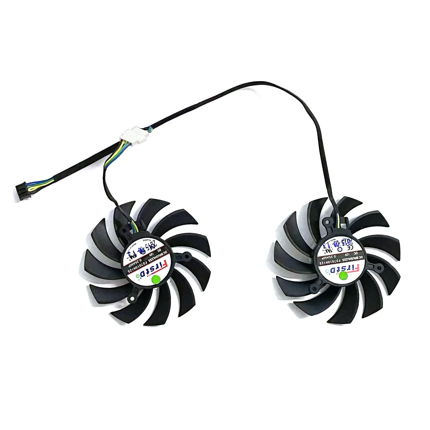 ¡Nuevo 75MM 4PIN FD7010H12S PLD08010S12H para Zotac GeForce GTX660ti 660 650ti 560 AMP! versión tarjeta gráfica - imagen 5