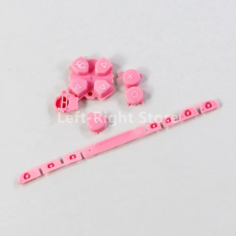 5 Juegos izquierda derecha ABXY Select Start Home Kit de botón de repuesto para PSP1000 PSP 1000 piezas de reparación de consola de juegos