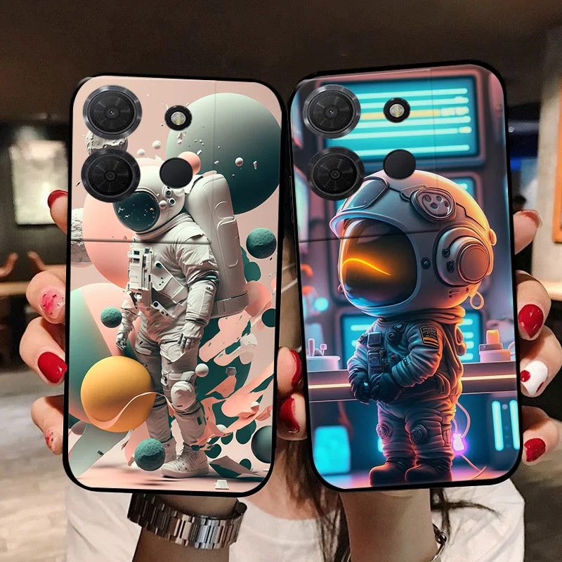 Para TCL 503/403/502 funda trasera de silicona suave a la moda para TCL 501 funda de teléfono TCL503 etui Fundas para TCL 403 lindo - imagen 2