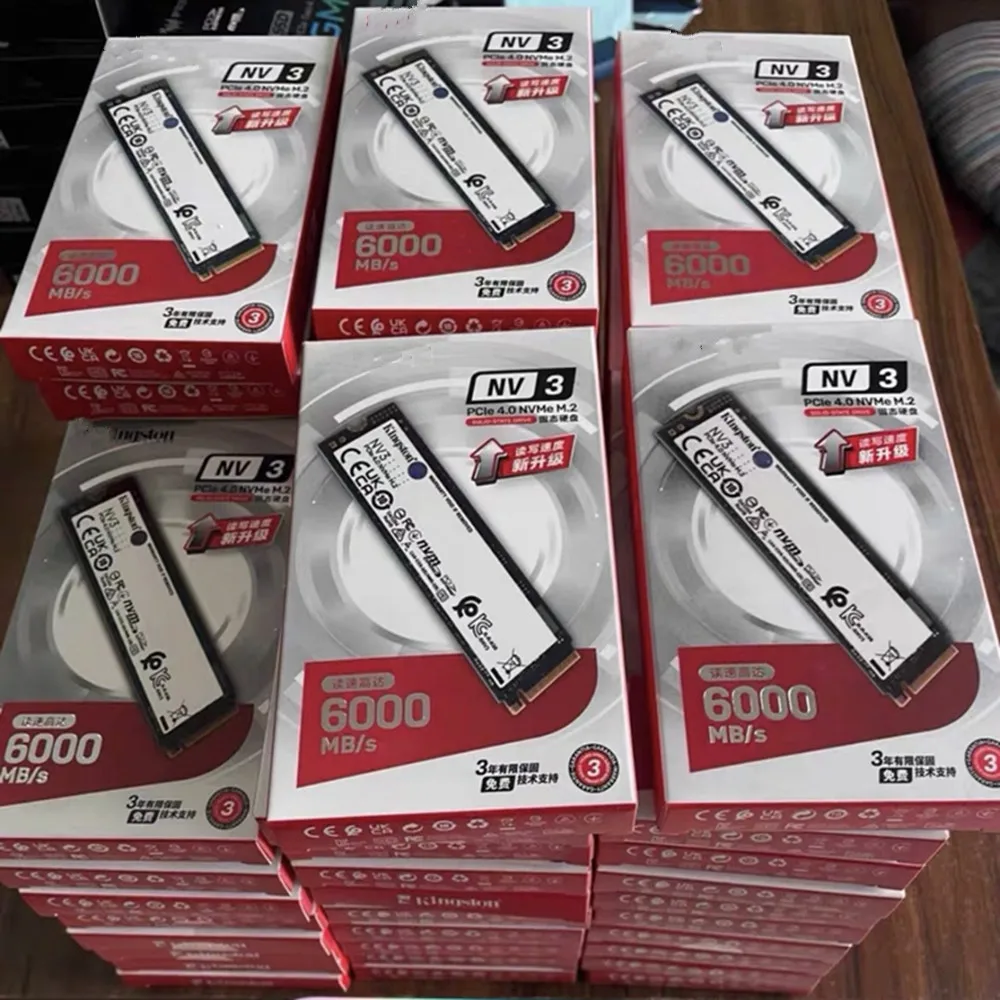 Original para Kingston NV3 500G 1TB 2TB 4TB M.2 2280 unidad de estado sólido NVME PCIE 4,0 SSD para ordenadores de sobremesa portátiles Gaming PS5 - imagen 4