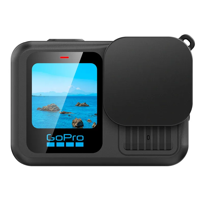 Tapa de lente de silicona suave para GoPro Hero 13, Protector de cubierta de lente anticaída y resistente al polvo negro para cámara Go Pro 13 Hero Black - imagen 3