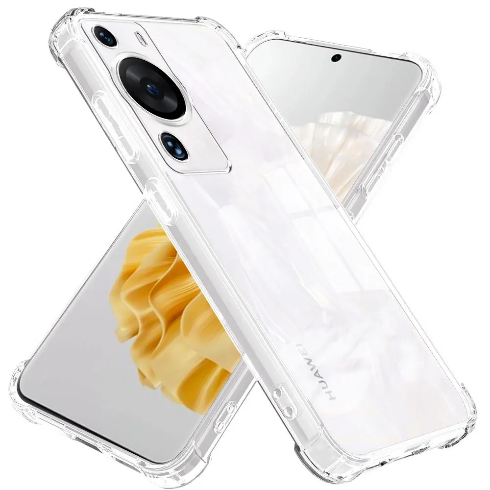 Funda de teléfono para Huawei P60 Pro, funda transparente de TPU suave de silicona a prueba de golpes para Huawei P60 P60 Pro, funda trasera, Fundas Coque