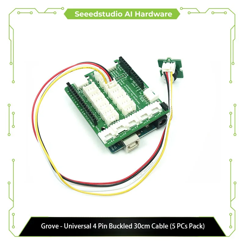 Cable Universal de 4 pines con hebilla, 30cm, paquete de 5 piezas