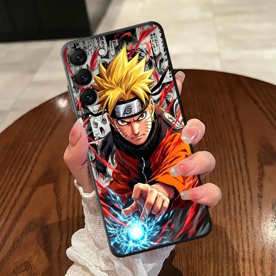 Funda para Samsung Galaxy A23 A53 A51 A73 A25 A71 A32 A22 A52 A35 A24 A55 A26 A72 A36 A41 funda negra suave para teléfono dibujos animados geniales - imagen 4