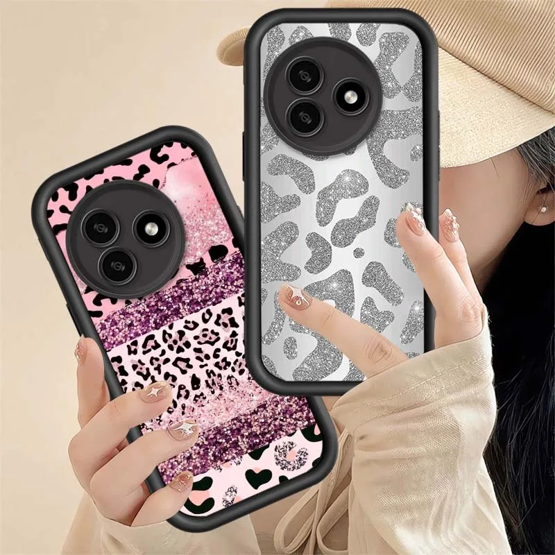 Funda con estampado de leopardo para Infinix Tecno Camon 12 19 20 30 F2 Pop 2 F 5 6 7 8 9 10 Pro Neo Eye escalera funda de teléfono