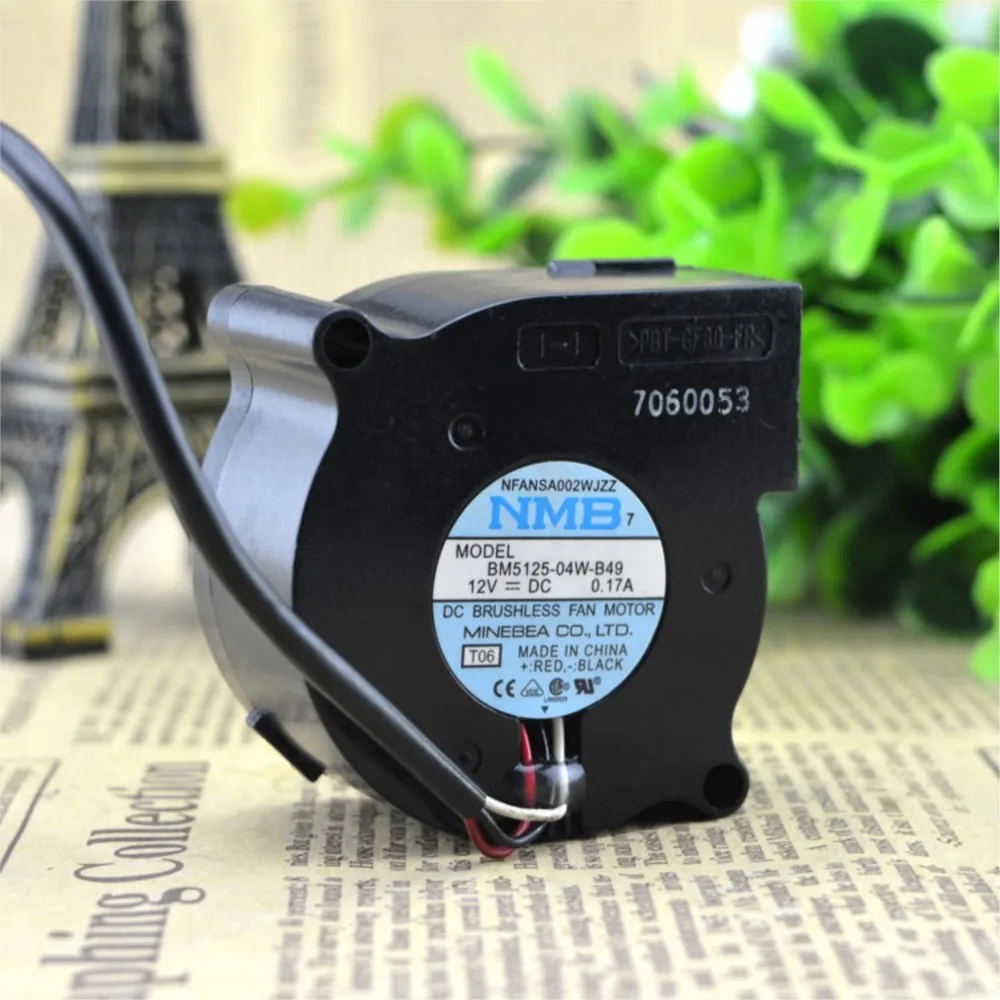 BM5125-04W-B49 Ventilador de 50 mm para NMB DC 12 V 5 cm 5025 Ventilador centrífugo Proyector Ventilador multiusos - imagen 2
