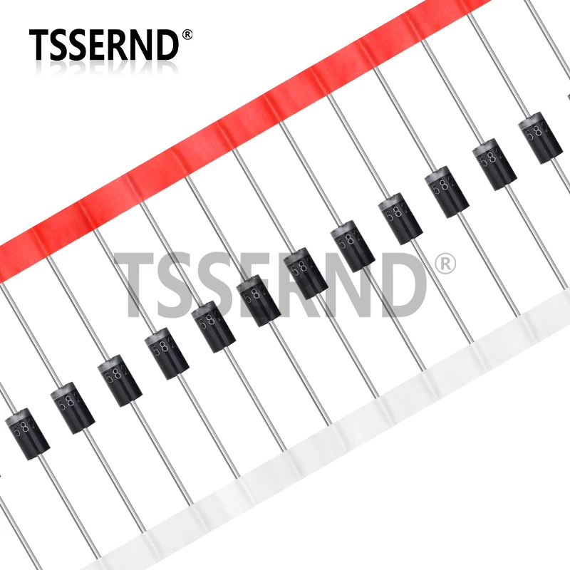 20 piezas 1N5825 1N5824 1N5822 1N5820 IN5822 DO-27 diodo Schottky - imagen 3