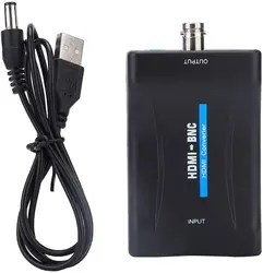 Convertidor HDMI a BNC Full HD con salida de audio 3,5 mm