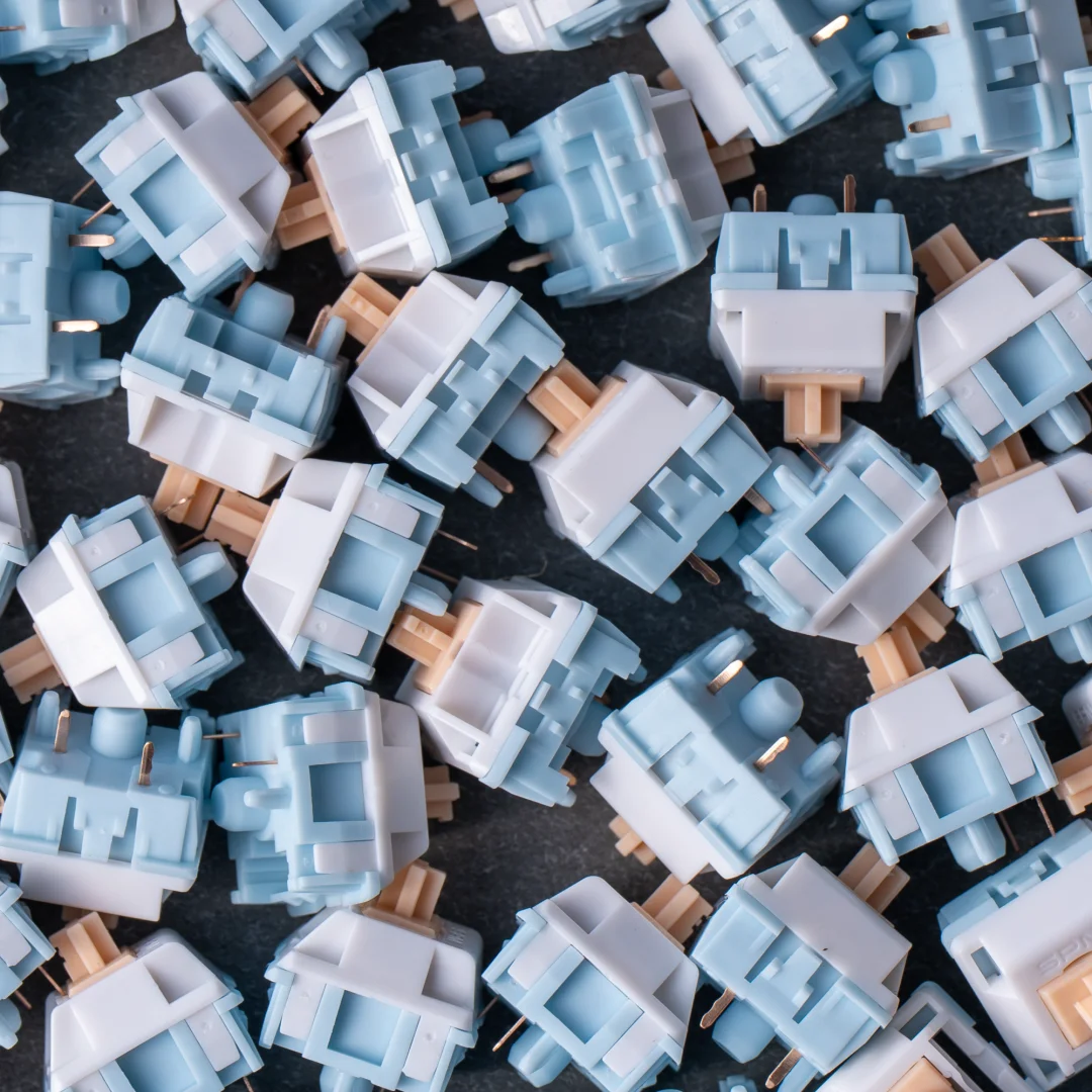 Interruptor SOULCATxSPM Jingsha, 45g, lineal, prelubricado, 5 pines, HotSwap, vástago LY, interruptores silenciosos para accesorios de teclado mecánico Mx - imagen 4