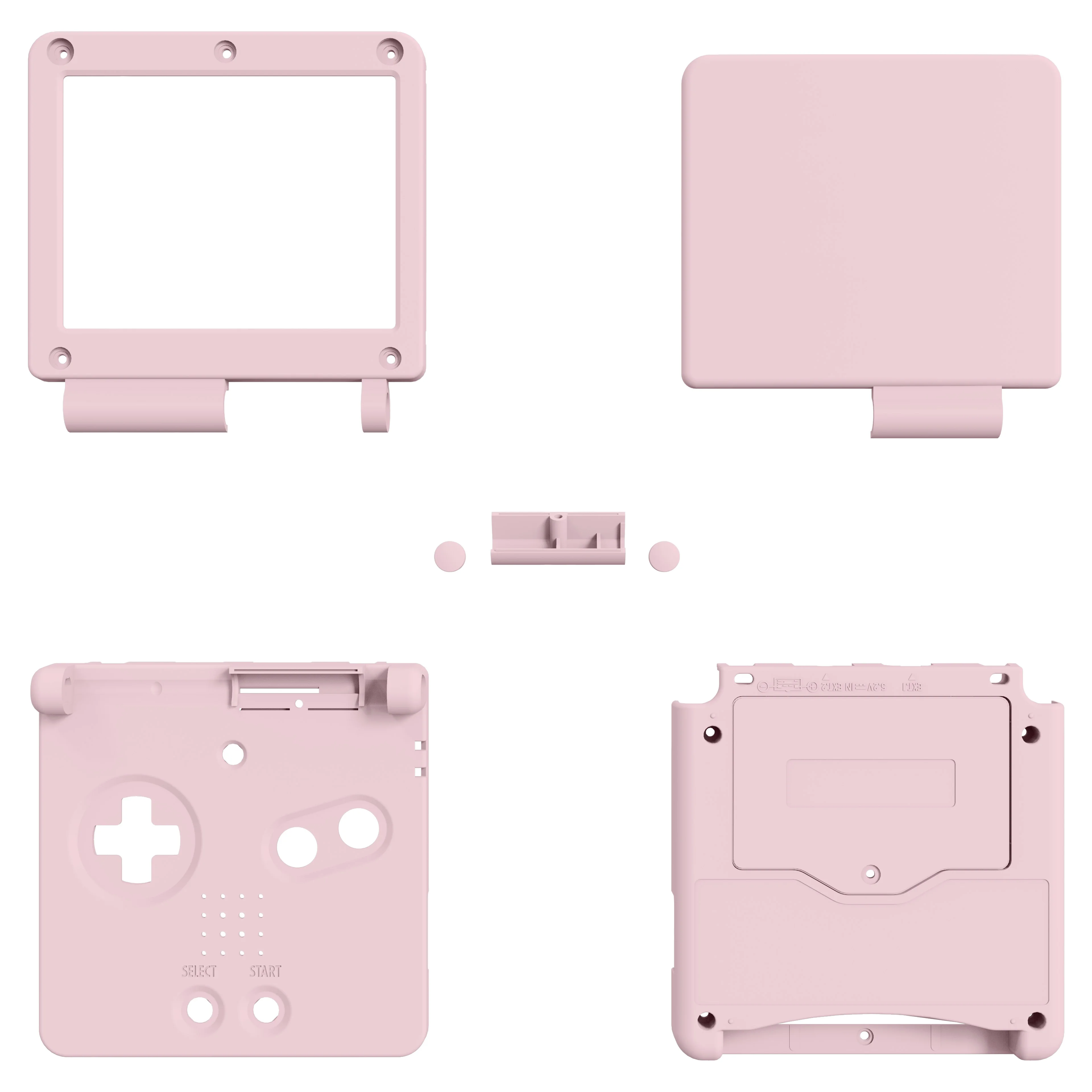 Carcasa de repuesto eXtremeRate para Gameboy Advance SP (GBA SP), flores de cerezo, color rosa - imagen 2