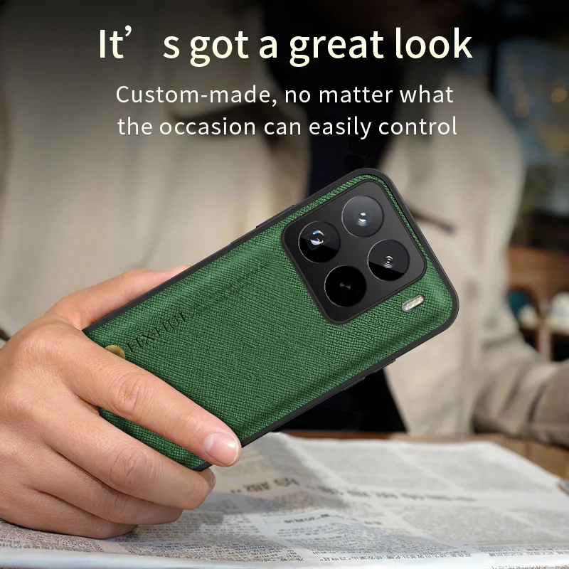 Para Xiaomi Mi 15T Pro funda de lujo de cuero PU mate funda protectora trasera magnética funda de teléfono para Xiaomi Mi 15t Pro carcasa de teléfono - imagen 4