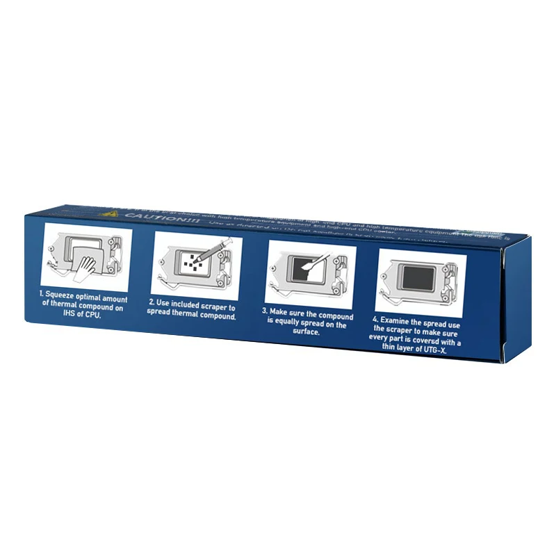 UPSIREN-grasa térmica UTG-X para ordenador de escritorio, radiador de chasis, conductividad térmica, Grasa de silicona, 1g - imagen 4