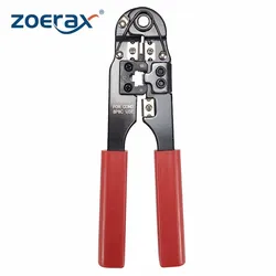 ZoeRaX Crimpadora RJ45 Profesional para Cables de Red