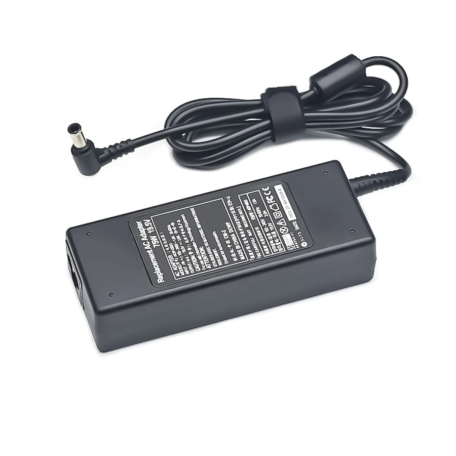 For SONY VAIO 19.5V 3.9A 75W VGP-AC19V27/ V62 / V37/ V33 / V20 / V19 laptop supply power AC adapter charger - imagen 3