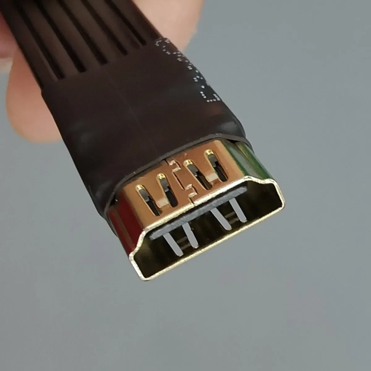 ADT-Link HDMI 2,1/2,0 tipo C macho a tipo A hembra 4K vídeo y Audio Cable plano HDTV para fotografía aérea FPV cámara Gopro - imagen 5