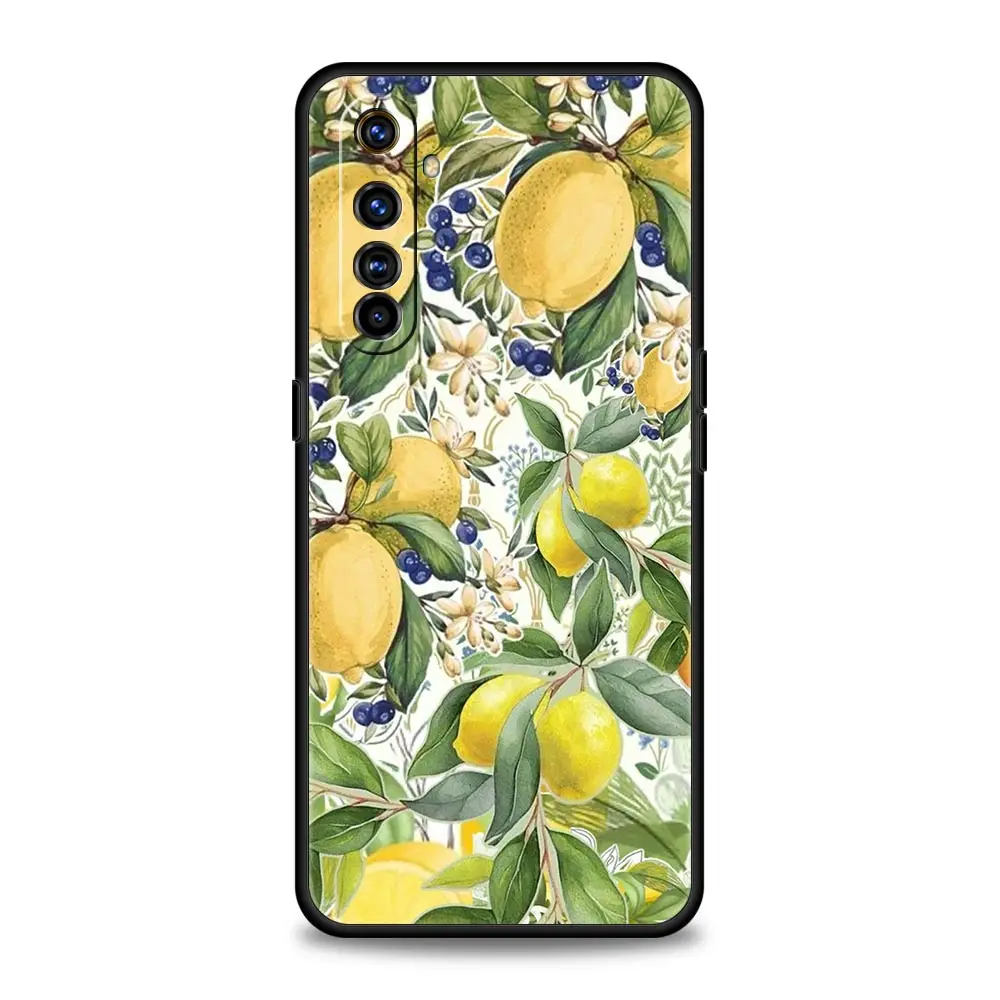 Ocean Wine Glass Lemon Phone Case For Realme 13 12 11 10 4G 9 8 5G 7 GT5 GT3 GT2 Pro Plus C21 C11 C25 C35 GT Neo 2 3 3T 5 Cover - imagen 4