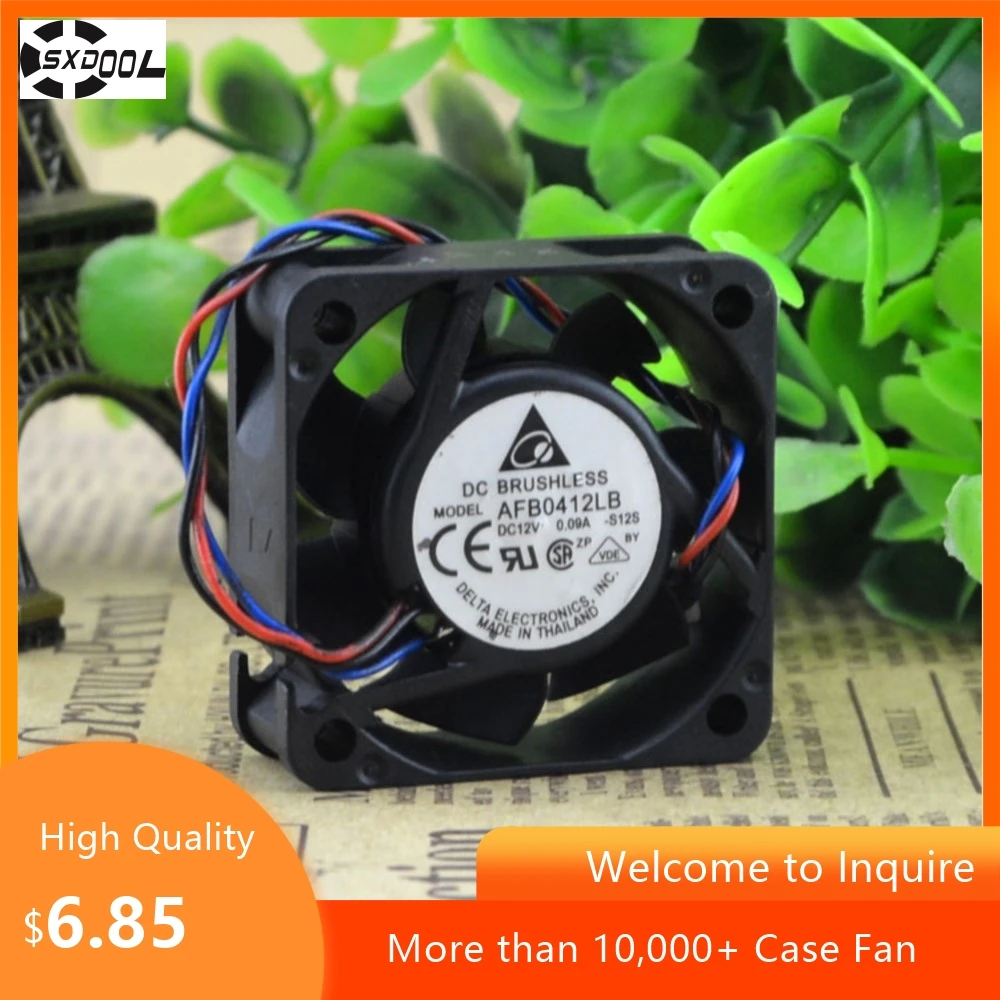 AFB0412LB 40mm 12V DC ventilador de refrigeración para Delta 4015 12V 0.09a 3 cables doble bola silencioso Mini ventilador 40X40X15mm - imagen 4