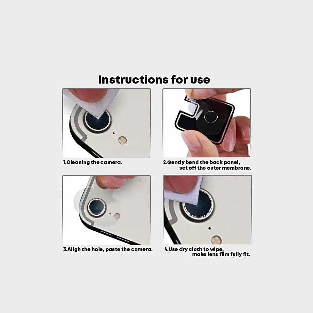 Protector de lente de cámara para iPad Pro Air 5, 4 Mini, 6, iPad Pro 11, 12,9, 13 pulgadas, 2024, protección, accesorios para tableta - imagen 4