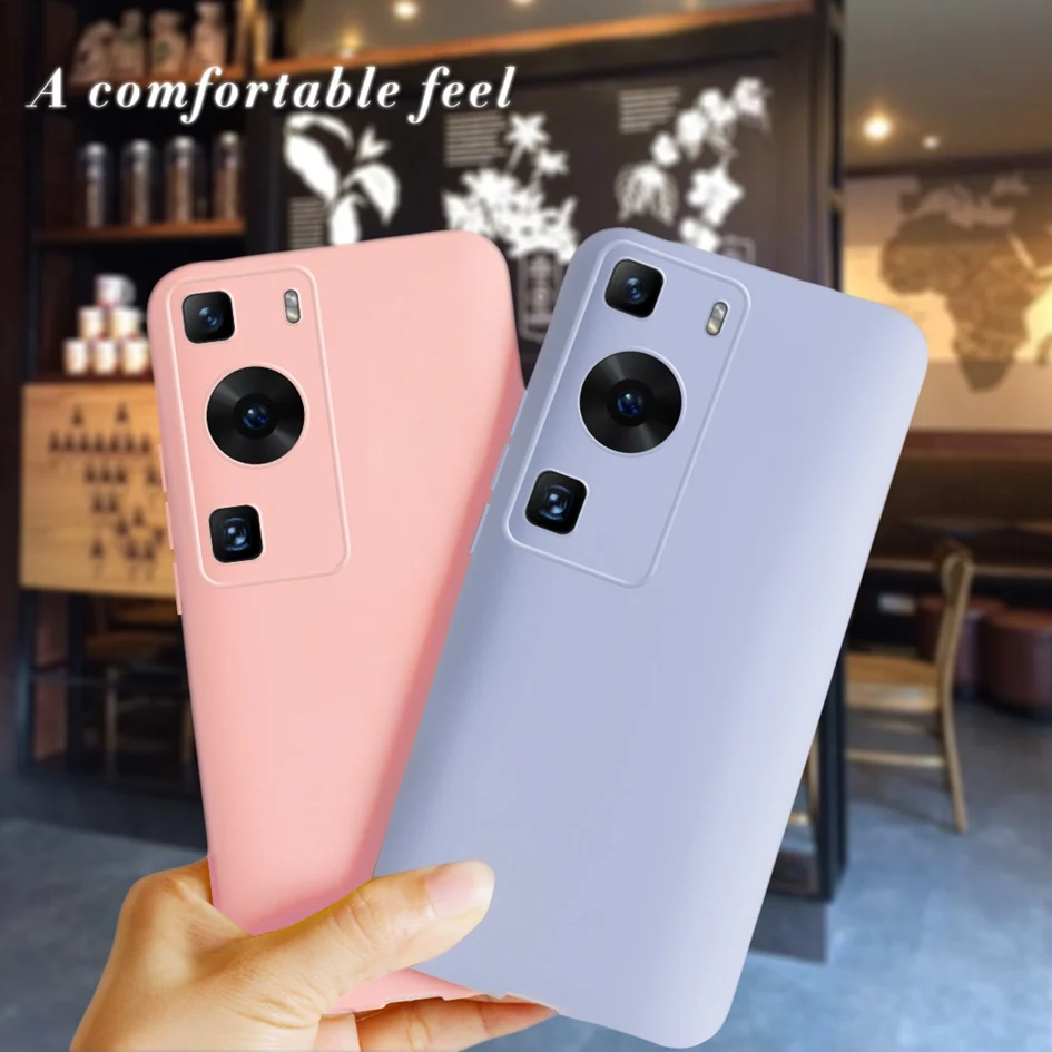 Funda de silicona líquida para teléfono Huawei P60 Pro, carcasa suave delgada Original para Huawei P60 Art P60Pro P 60 5G 2023, novedad - imagen 3