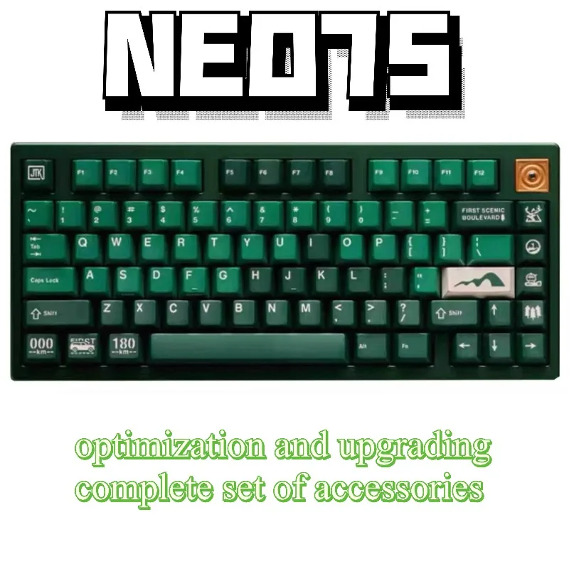 Accesorios para teclado mecánico NEO75, paquete de sonido, placa de posicionamiento de algodón tipo sándwich PORON, accesorios de actualización para teclado de juegos