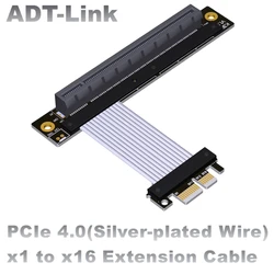 ADT Cable Riser PCIe 4.0 x1 a x16 para GPU, velocidad Gen4