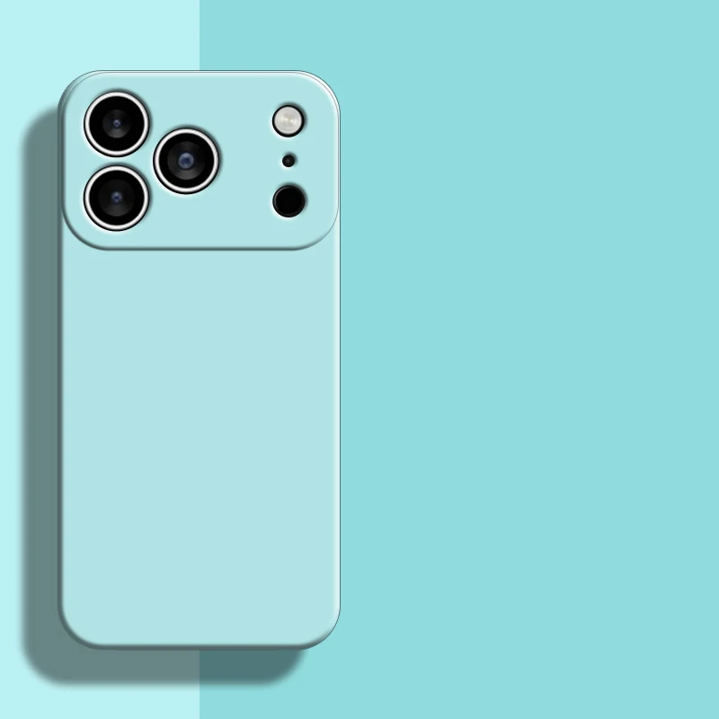 Para iPhone 17 Pro Max funda para iPhone 17 Air 16 16e 15 14 13 12 mini 11 Pro X XR Xs Max 7 8 Plus funda de silicona mate - imagen 4