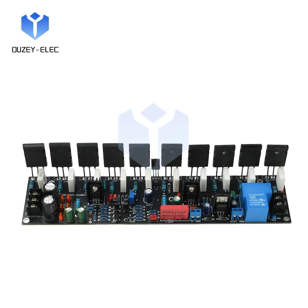 AMPLIFICADOR DE POTENCIA de un solo canal DC 20 ~ 90V 500W 943 + 5200 amplificador de Audio de tubo de alta potencia para altavoz de 15W amplificador de cine en casa