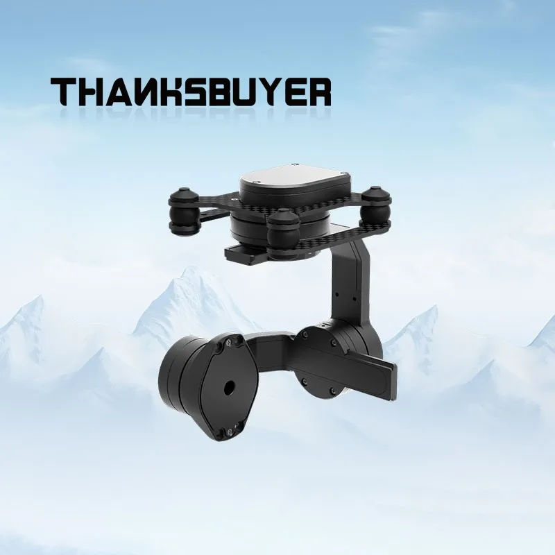 C-200T cardán FPV de 3 ejes 200g carga útil Motor sin escobillas de alto par estabilización mecánica ortogonal FPV PTZ