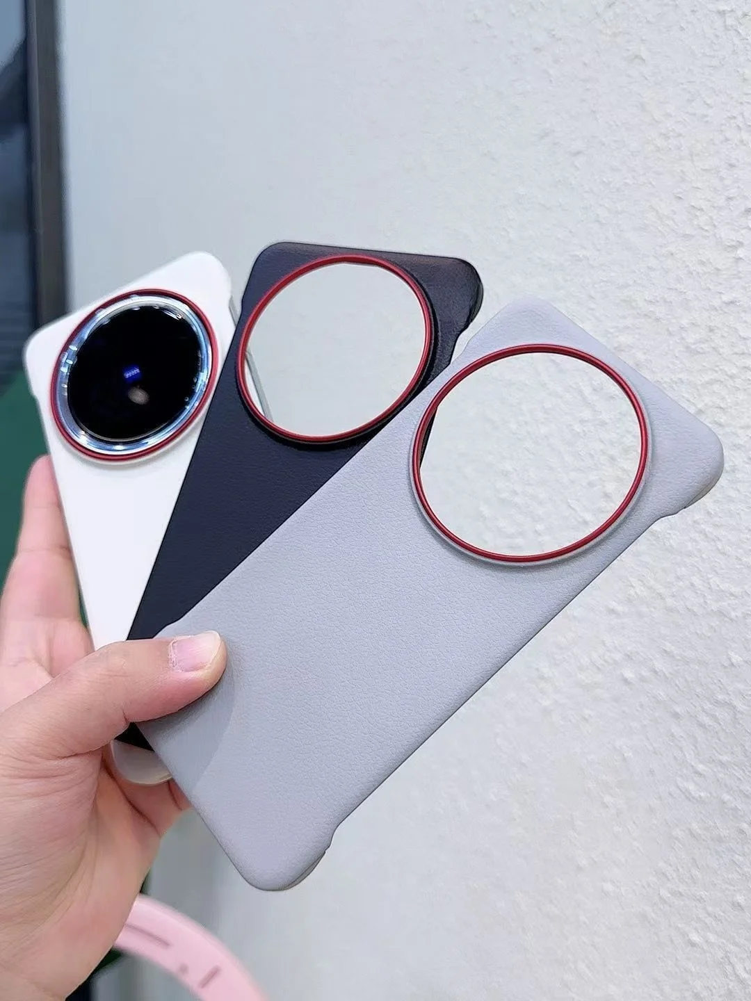 Para Xiaomi Mi 15 Ultra funda dura de cuero PU funda protectora trasera ultrafina para Xiaomi Mi15 Ultra 15Ultra carcasa de teléfono - imagen 3