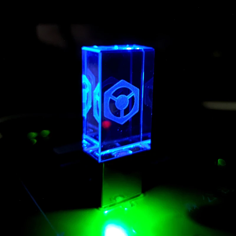 Pendrive LED de alta velocidad con USB 3,0, luz colorida para lectura de escritura, Dj, premium, con caja, 16GB, 32GB, 64GB, 128GB - imagen 5