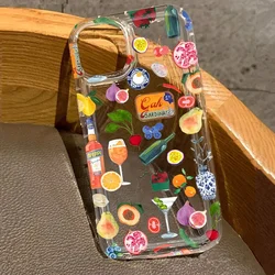 Funda iPhone Pro Max transparente floral antigolpes