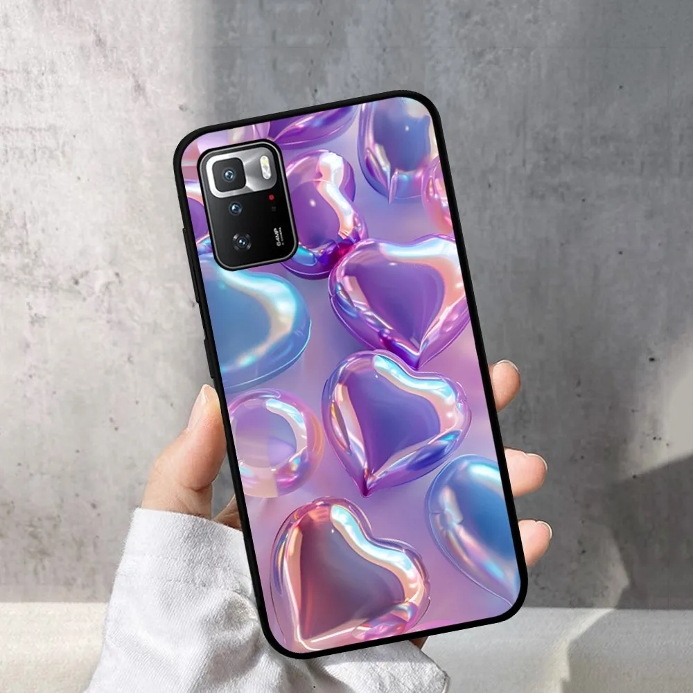 3D Love Heart Pattern Phone Case For Redmi Note 4 X 5 A 6 7 8 T 9 9S 10 11 11S 11Epro Poco M3 Pro - imagen 5