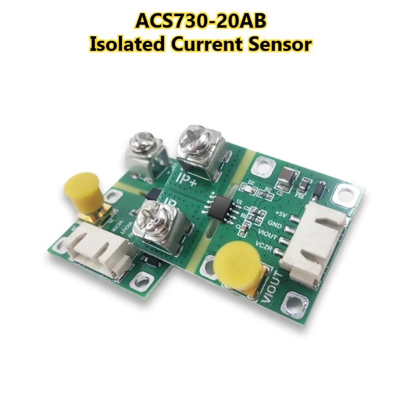 Módulo ACS730-20, Sensor de corriente aislado Ancho de banda de 1MHz, Detector de corriente dinámico, ACS730-20AB de corriente - imagen 3