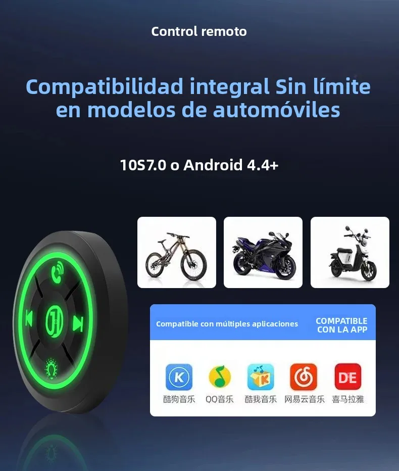 Control remoto inalámbrico para coche, controlador de Radio para volante de 5 teclas, Android, sonido de larga distancia, Control Multimedia, botones inteligentes - imagen 4